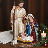 18 Inch Holy Family,Holy Family Nativity Scene, Resin Mary, Jesus and Baby Jesus One Piece, Resin Nativity Scene Gifts, Holy Night Model, Christmas Religious Gifts