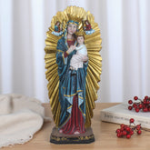 34 Inch Our Lady Of Perpetual Help in resin,Catholic Religious Statue Sculpture Figurine, Mother Mary Collection, Catholic Statue Virgin Mary Figure, Home and Garden Religious Figurines