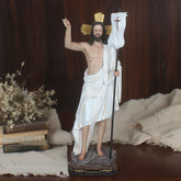 36 Inch Resurrection in Resin,Risen Resurrection of Jesus Christ Statue Imagen, esucristo Resucitado Religious Catholic Gift, Christ Resurrected Resin Statue Figurine