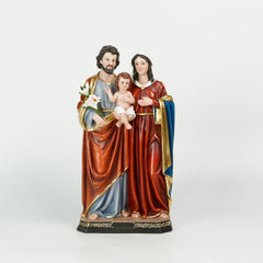 16 Inch Holy Family Statue in Resin,Holy Family with Child Figure, Perfect House Warming Gifts for New Home, Resin Material Sagrada Familia,Catholic Holy Family with Child Jesus Standing Statues