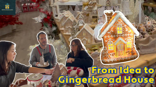 From Custom Design to Customer Display | Gingerbread House Christmas Decorations