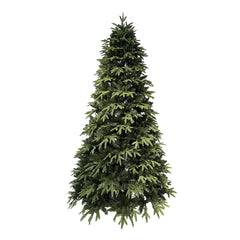 80 Inch Fraser Fir Pre-Lit Artificial Christmas Tree w/Lights，Spruce Artificial Holiday Christmas Tree for Home, Office, Party Decoration w/ Easy Assembly, Fraser Fir Blue-Green Needles Tree, Classical Balsam Fir Tree for Christmas,