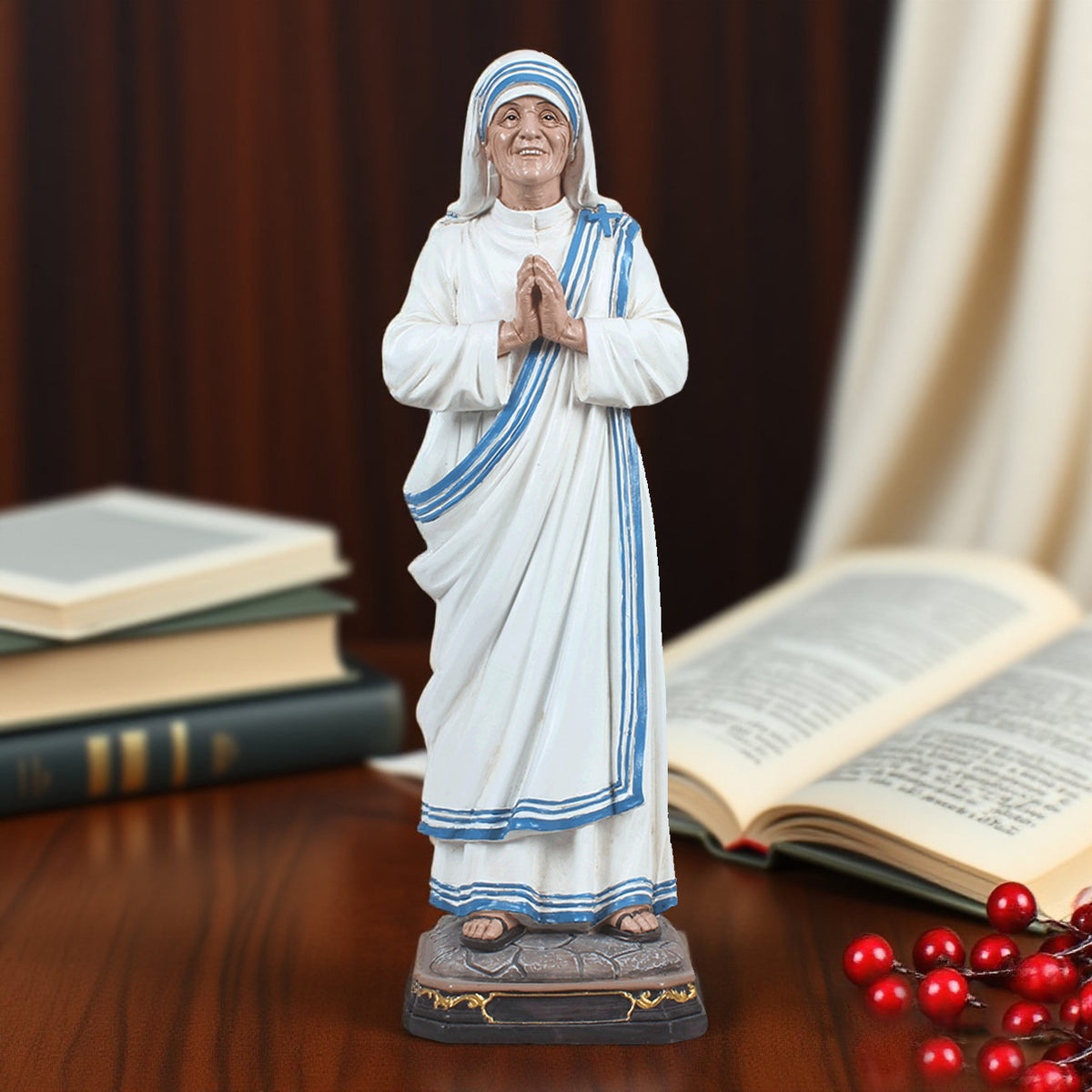 12 Inch St.Mother Teresa in resin，Statue in resin Mother Teresa, Religious Home Gifts, Mother Teresa of Calcutta