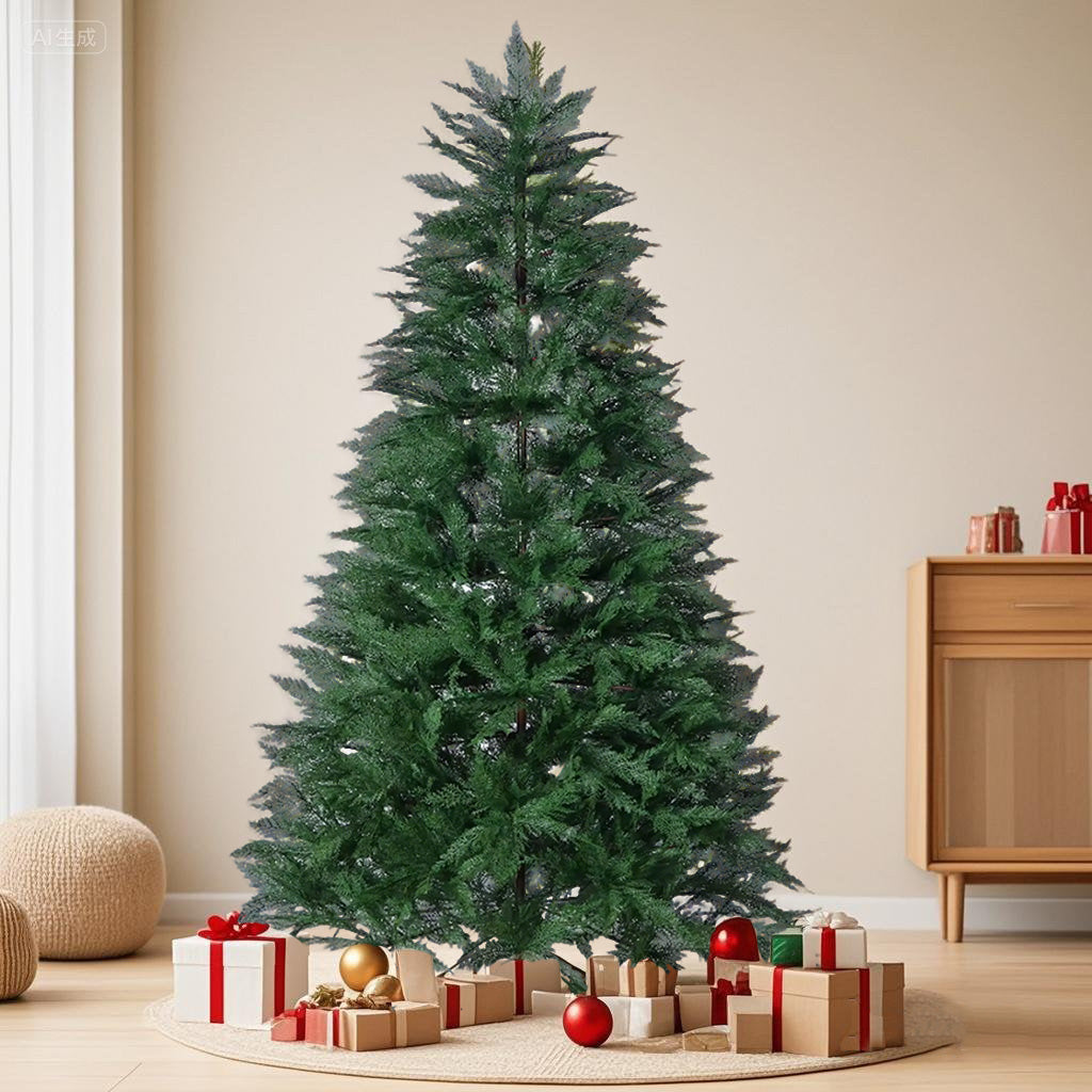 70 Inch Artificial Cypress Christmas Tree Green，Spruce Artificial Holiday Christmas Tree for Home, Office, Party Decoration w/ Easy Assembly, Fraser Fir Blue-Green Needles Tree, Classical Balsam Fir Tree for Christmas,