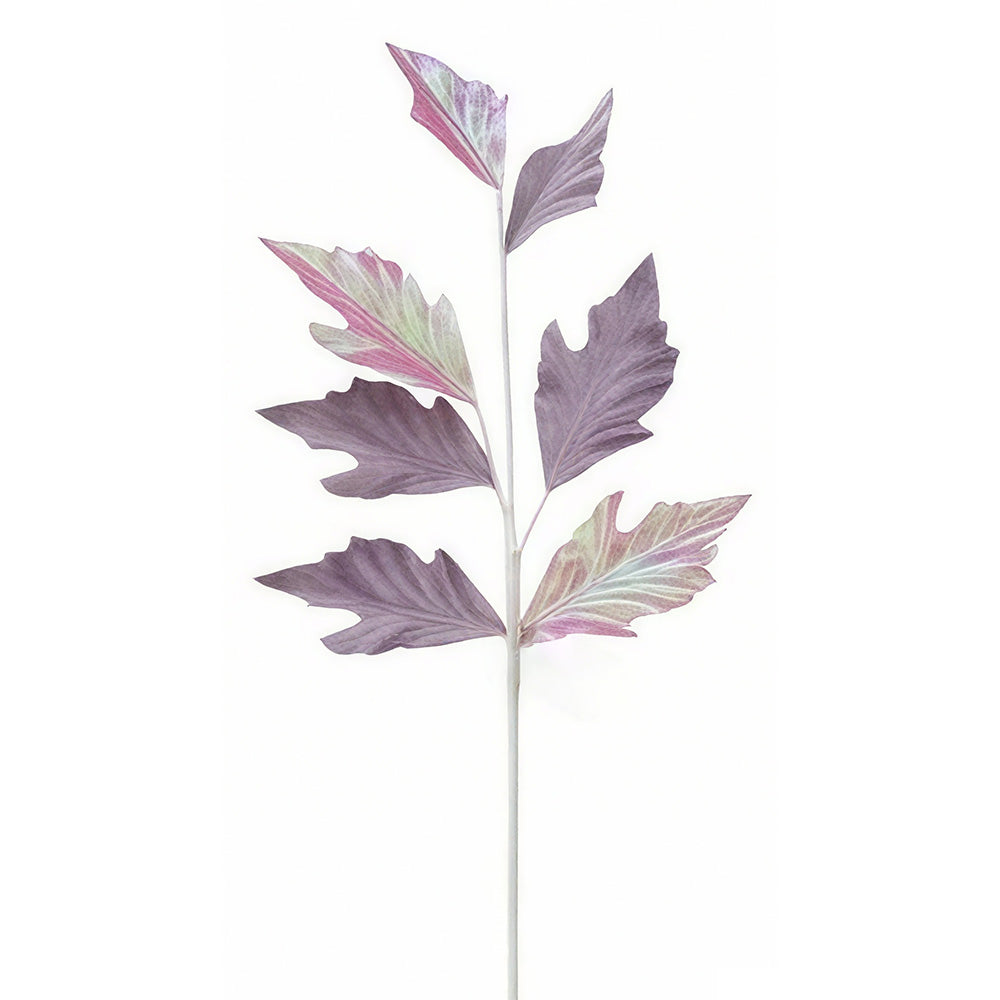 27 Inch Pink & Purple Leaf Christmas Spray, Holiday Floral Stems, Festive Christmas Tree Decoration, Artificial Christmas Branches for Home & Tree Decor