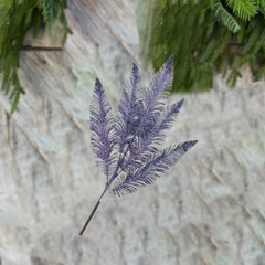 33 Inch Purple Feather Christmas Picks, Decorative Xmas Sprays, Artificial Feather Branch for Christmas Tree Decorations, Holiday Floral Picks