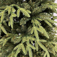 80 Inch Fraser Fir Pre-Lit Artificial Christmas Tree w/Lights，Spruce Artificial Holiday Christmas Tree for Home, Office, Party Decoration w/ Easy Assembly, Fraser Fir Blue-Green Needles Tree, Classical Balsam Fir Tree for Christmas,
