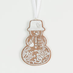 4 Inch Resin Snowman Ornaments，Iced Resin Gingerbread Biscuit Christmas Baking Tree Decorations, Iced Dough Christmas Tree Decorations, Resin Light Up Gingerbread House, Three Ornaments Polyresin Snowflake House Reindeer Snowman