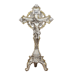 9.9 Inch Crucifix tabletop- Resin，Crucifix with Stand,Hanging Crucifix, ChristianGifts, Crucifixion,Crucifixion of Jesus