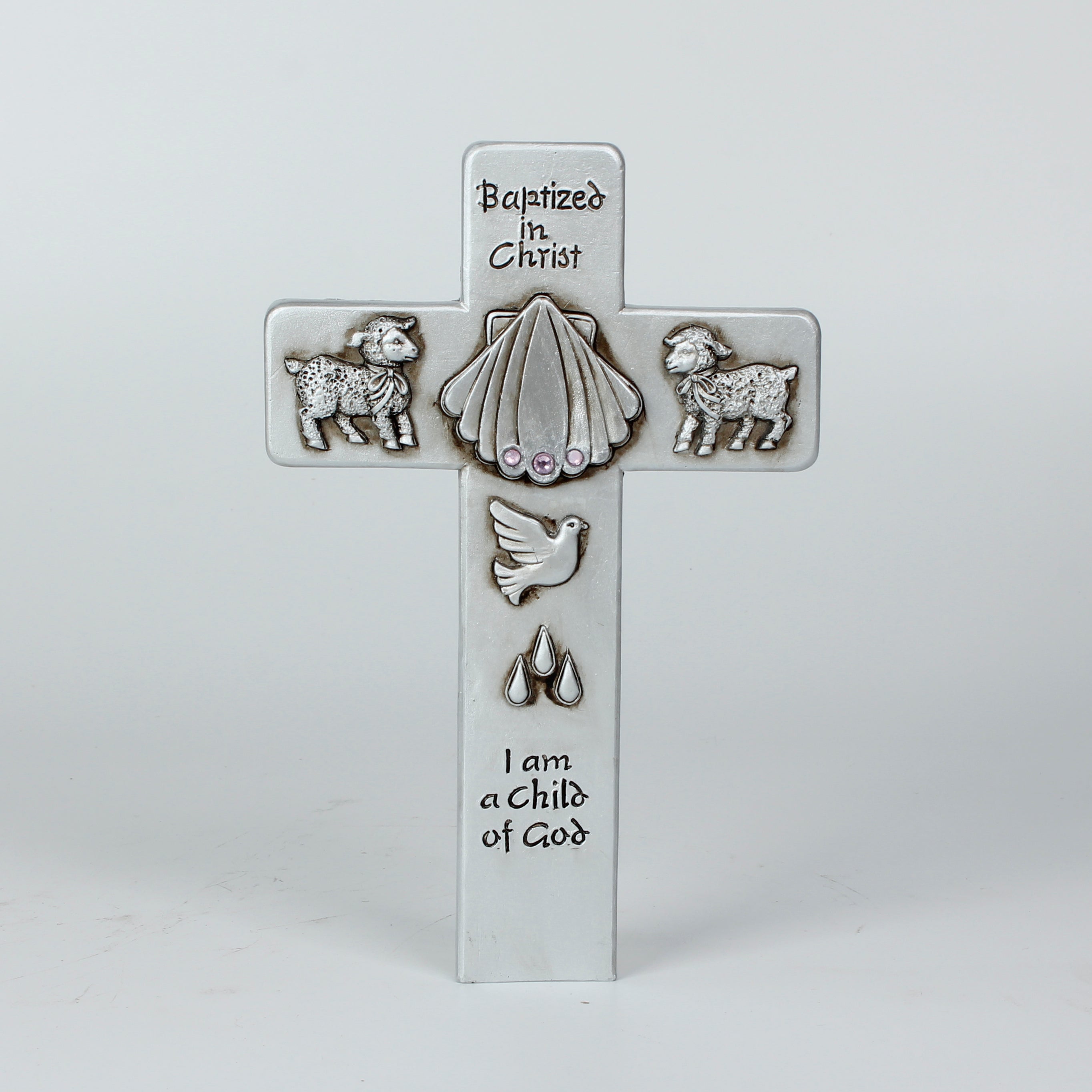 8 Inch Crucifix tabletop- Resin，Crucifix with Stand,Hanging Crucifix, ChristianGifts, Crucifixion,Crucifixion of Jesus