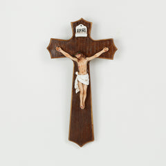 7.5 Inch Crucifix on Wall- Resin，Crucifix with Stand,Hanging Crucifix, ChristianGifts, Crucifixion,Crucifixion of Jesus