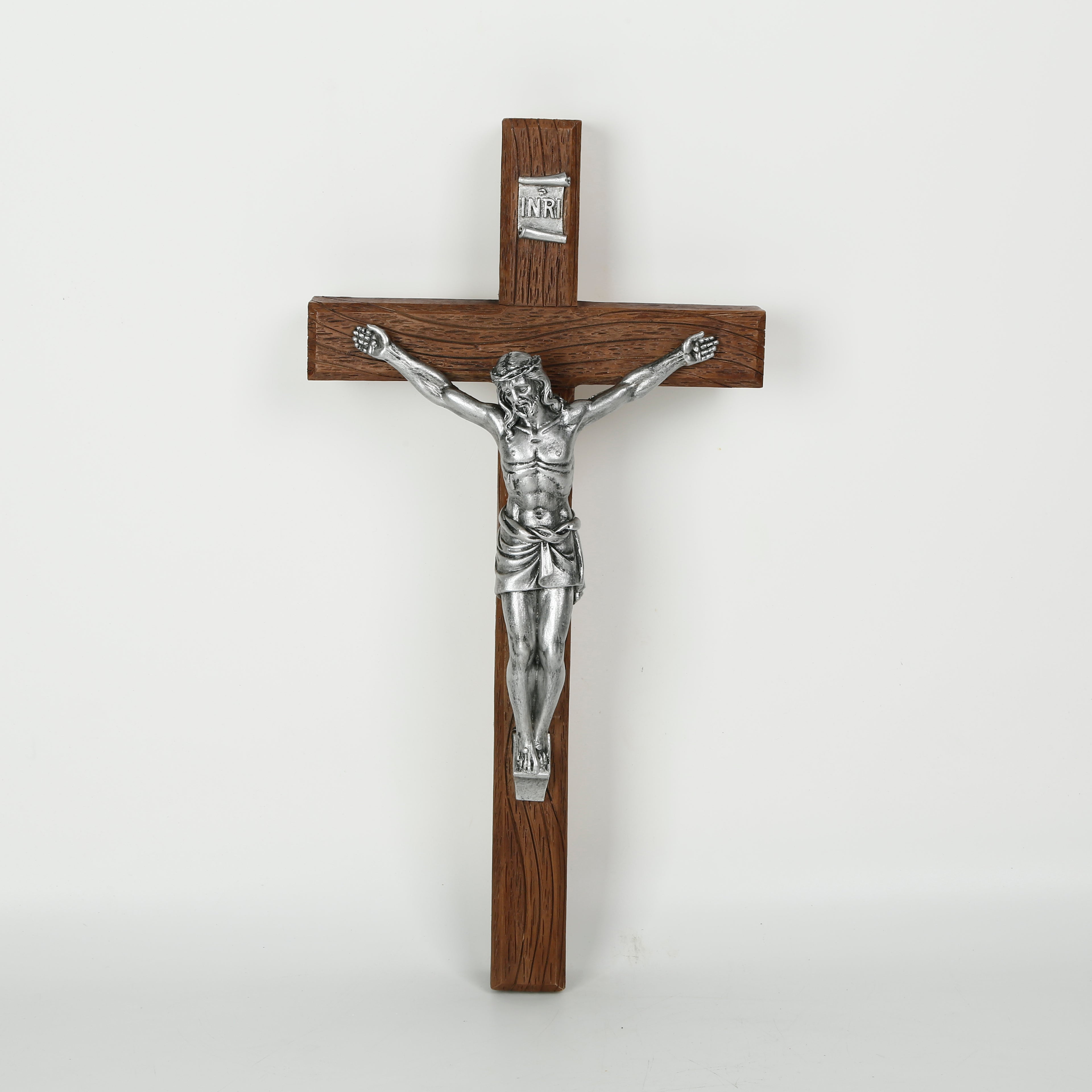 15 Inch Crucifix on wall- Resin，Crucifix with Stand,Hanging Crucifix, ChristianGifts, Crucifixion,Crucifixion of Jesus
